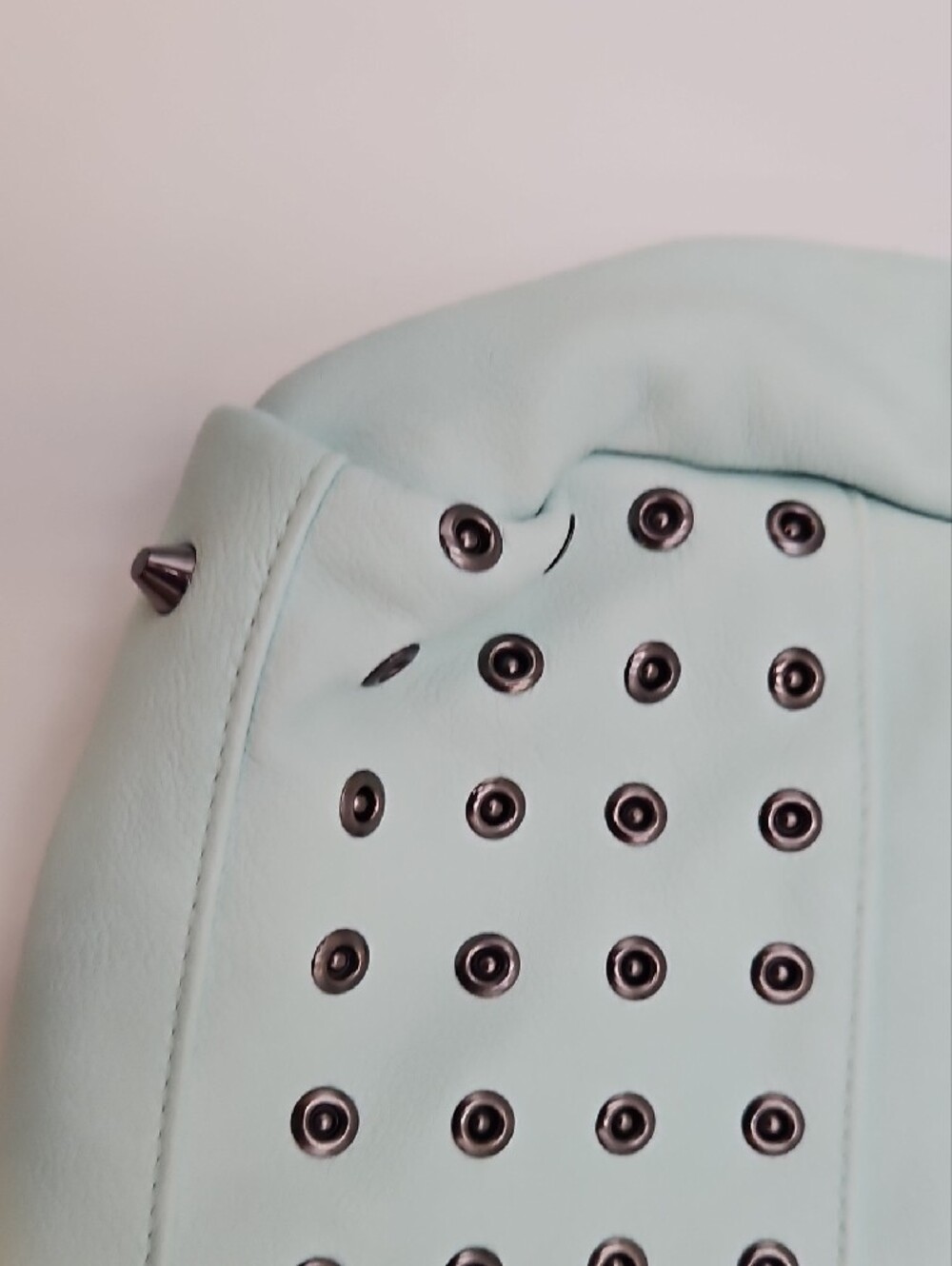 Miche Luxe Mint Shell with Black Eyelet Accents New Prima Strap - Picture 11 of 13
